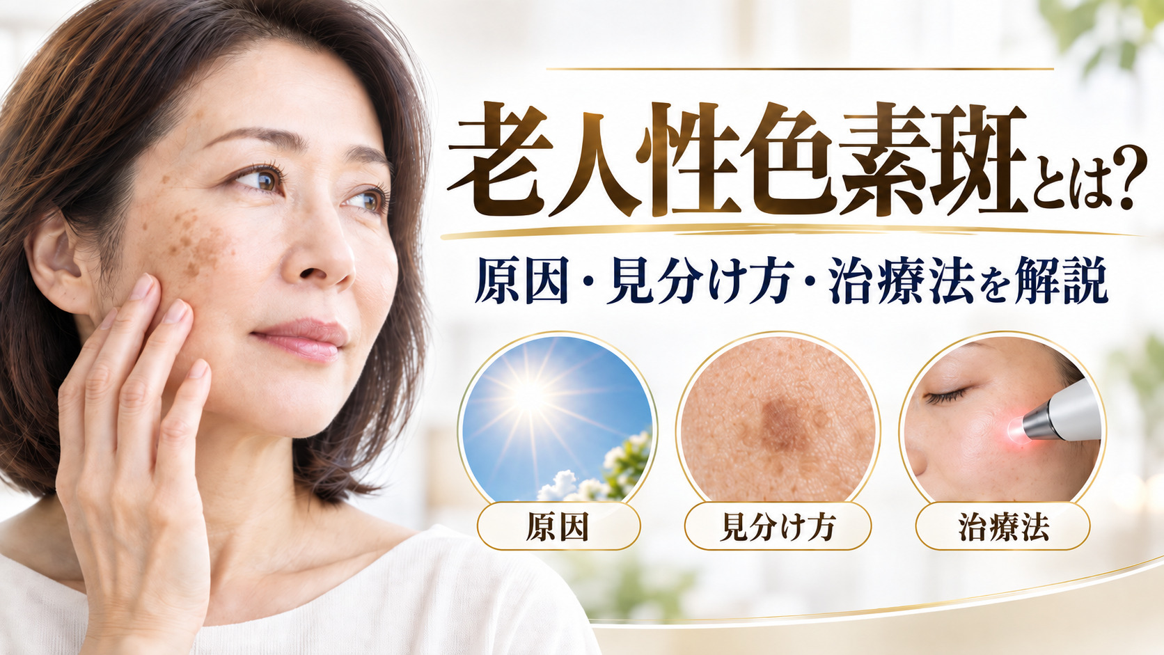 老人性色素斑とは？原因・見分け方・治療法を医学的に解説｜名古屋
